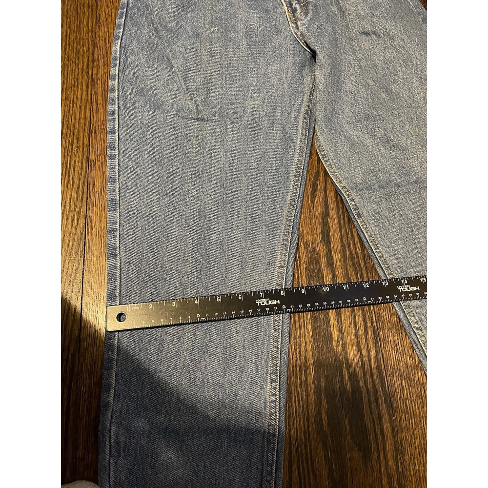 Jordache Light Wash Jeans Vintage Blue Women's Sz 13/14 100% Cotton High Waist - Picture 3 of 9